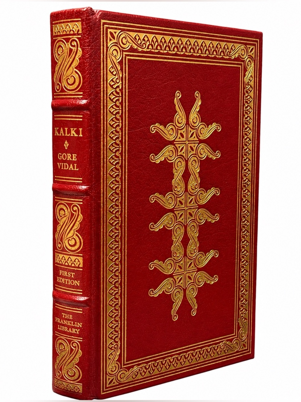 Kalki First Edition Bintage Leather Bound Book by Gore Vidal